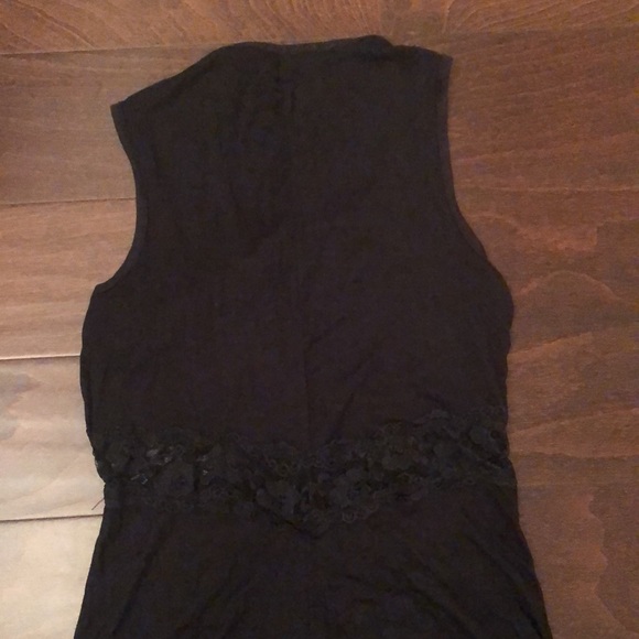 Women’s maxi dress with black lace - Picture 5 of 5